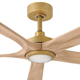Layton 58” LED Smart Fan - Heritage Brass