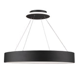 Lazio LED Chandelier Medium By Artcraft Black Finish