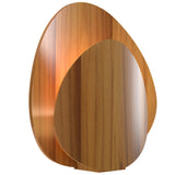 Leaf Table Lamp Teak By Accord
