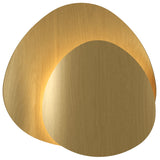 Leaf Wall Sconce Organic Gold By Accord