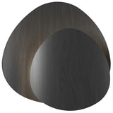 Leaf Wall Sconce Organic Lead Grey By Accord