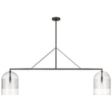 Leano Linear Suspension Light Bronze By Visual Comfort Modern