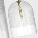 Leano Linear Suspension Light Hand Rubbed Antique Brass By Visual Comfort Modern - Detailed View1