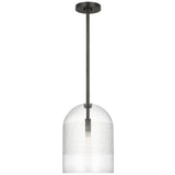 Leano Pendant Light Small Bronze By Visual Comfort Modern - Front View