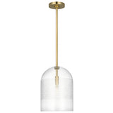 Leano Pendant Light Small Hand Rubbed Antique Brass By Visual Comfort Modern - Front View