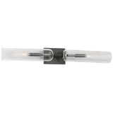 Leano Vanity Light Medium Bronze By Visual Comfort Modern - Side View