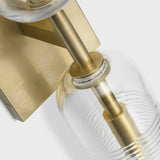 Leano Vanity Light Small Hand Rubbed Antique Brass By Visual Comfort Modern - Detailed View1