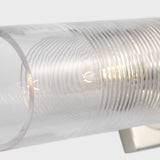 Leano Vanity Light Small Polished Nickel By Visual Comfort Modern - Detailed View2