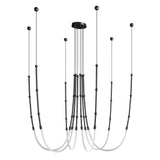 Leda Chandelier By Karman, Finish: Matte Black