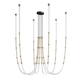 Leda Chandelier By Karman, Finish: Matte Bronze