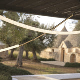 Leda Single Composition Suspension By Karman, Finish: Matte Bronze