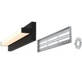 Ledge Adjustable Linear Vanity Light Medium Black By DALS - Alt View