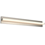 Ledge Adjustable Linear Vanity Light Medium Satin Nickel By DALS