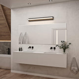Ledge Adjustable Linear Vanity Light Small Black By DALS - Lifestyle View