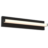 Ledge Adjustable Linear Vanity Light Small Black By DALS