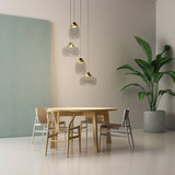 Legier 4 Light Chandelier, Finish: Brushed Brass, Color: Smoke