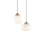 Legier Pendant Light, Finish: Copper, Color: White Opal