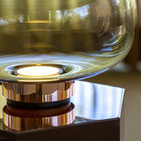 Legier Table Lamp By Tooy, Finish: Brushed Brass, Color: Smoke