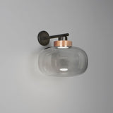 Legier Wall Lamp By Tooy, Size: Medium, Finish: Copper, Color: Smoke