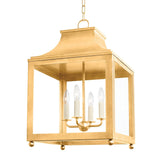 Leigh Pendant - Vintage Gold Leaf