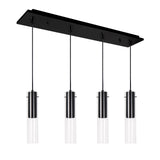 Lena Multilight Pendant — 25 Inch, 4, Black