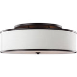 Lennon Semi-Flushmount — 11 1/2", Oil Rubbed Bronze