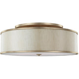 Lennon Semi-Flushmount — 11 1/2", Sunset Gold