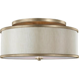 Lennon Semi-Flushmount — 9 1/2", Sunset Gold