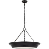 Lenoir Chandelier Small Aged Iron By Visual Comfort Studio - Front View