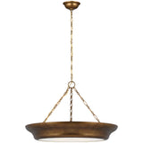 Lenoir Chandelier Small Vintage Gild By Visual Comfort Studio - Front View