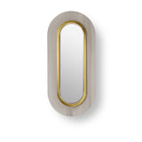Lens Oval Wall Sconce By LZF, Finish: Gold Metal, Color: Grey