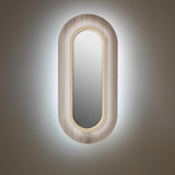 Lens Oval Wall Sconce By LZF, Finish: Matte Ivory Metall, Color: Grey