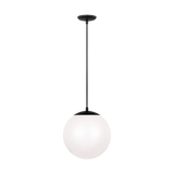 Leo Pendant Light Midnight Brass White Shade Large By Visual Comfort Studio