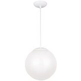 Leo Pendant Light White White Shade Extra Large By Visual Comfort Studio
