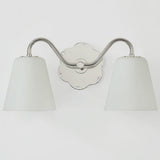 Leonella Bath and Vanity Light 2 Lights Polished Nickel By Mitzi - Side View2