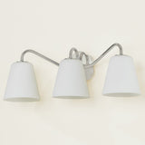 Leonella Bath and Vanity Light 3 Lights Polished Nickel By Mitzi - Side View3