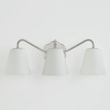 Leonella Bath and Vanity Light 3 Lights Polished Nickel By Mitzi - Side View4