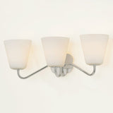 Leonella Bath and Vanity Light 3 Lights Polished Nickel By Mitzi - Side View5