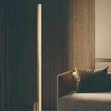Leora Floor Lamp Satin Antique Brass By Page One Lifestyle View1