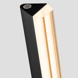 Leora Floor Lamp Satin Dark Grey By Page One Detailed View