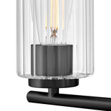 Leta Vanity Light 3 Lights Black By Lark Living - Detailed View2