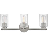 Leta Vanity Light 3 Lights Brushed Nickel By Lark Living