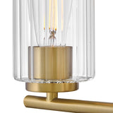 Leta Vanity Light 3 Lights Lacquered Brass By Lark Living - Detailed View2