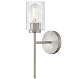 Leta Wall Sconce Brushed Nickel By Lark Living - Side View1