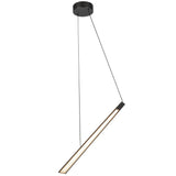 Lex Linear Pendant Light Urban Bronze By Kuzco - With Light