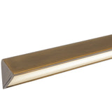 Lex Linear Pendant Light Vintage Brass By Kuzco - Detailed View