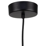 Lexi LED Pendant Light Medium Black By Artcraft Canopy View
