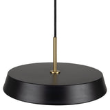 Lexi LED Pendant Light Medium Black By Artcraft Detailed View