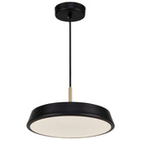 Lexi LED Pendant Light Medium Black By Artcraft