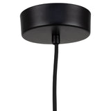 Lexi LED Pendant Light Small Black By Artcraft Canopy View